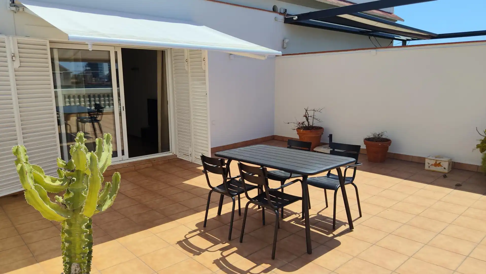 Terrasse von Wohnung zur Miete in Barcelona mit Klimaanlage, Heizung und Parkett