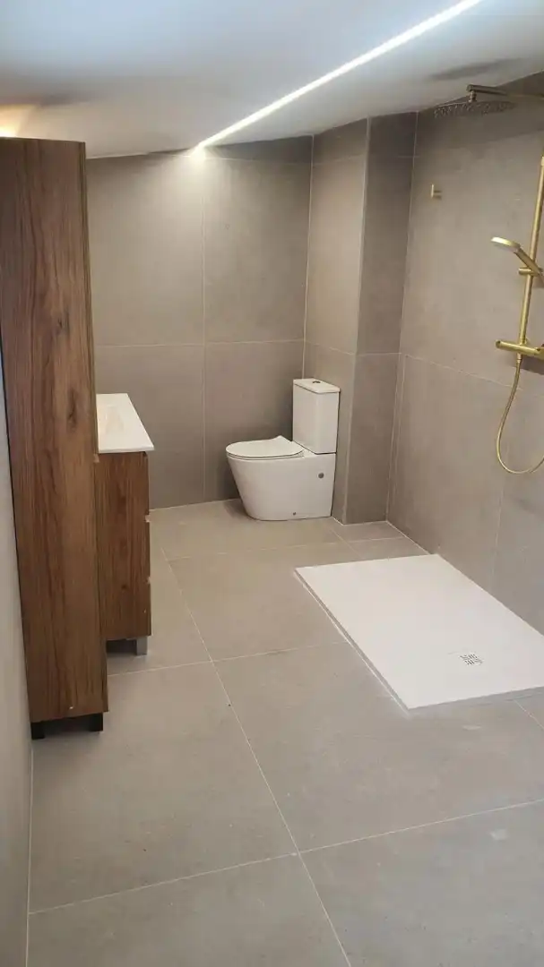 Bany de Àtic de lloguer en Valencia amb Aire condicionat, Terrassa i Moblat