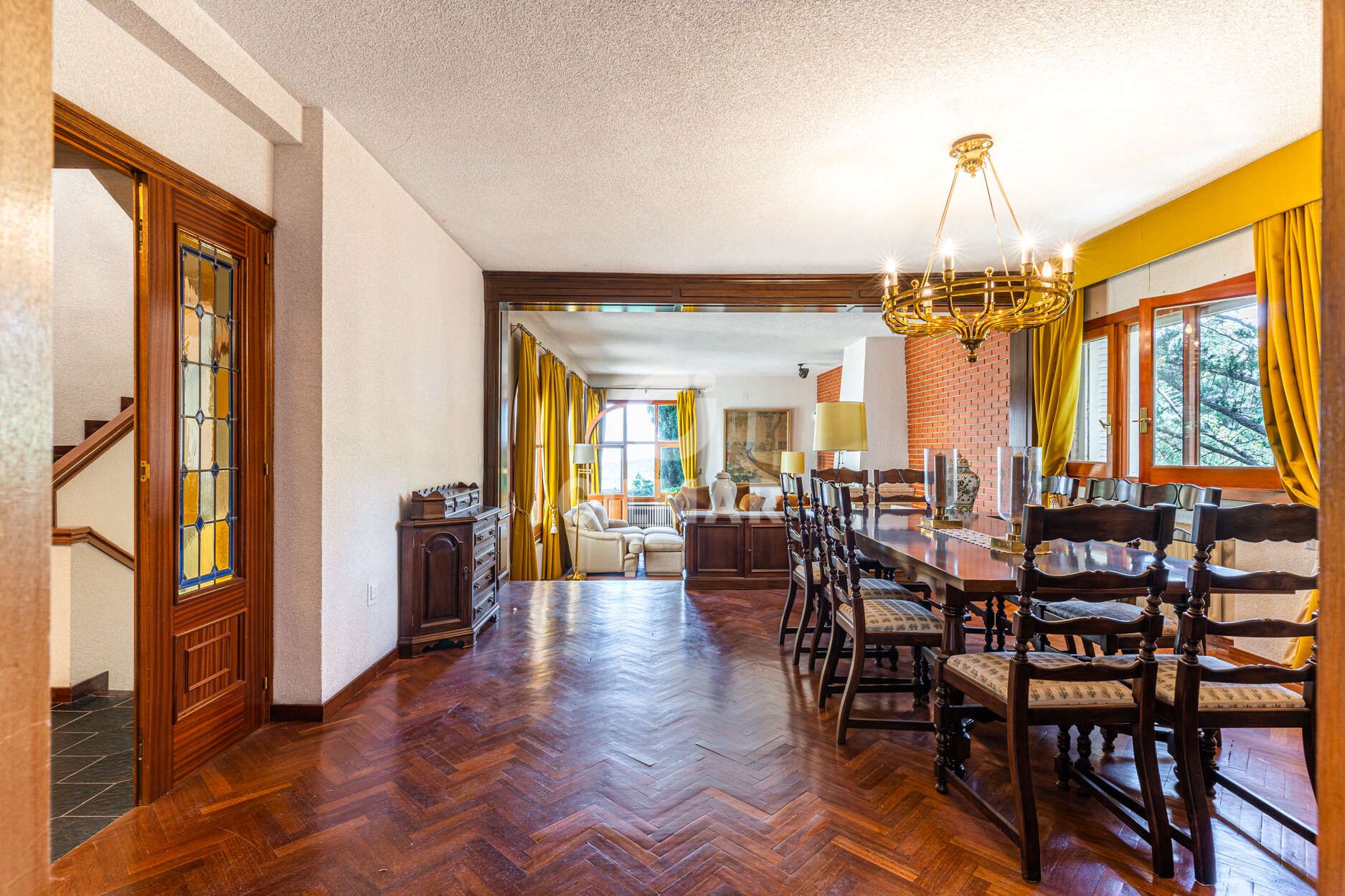 Menjador de Casa o xalet en venda en San Lorenzo de El Escorial