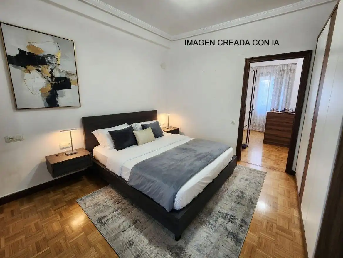 Habitación de Piso en venta en Burlada / Burlata con Calefacción, Parquet y Balcón