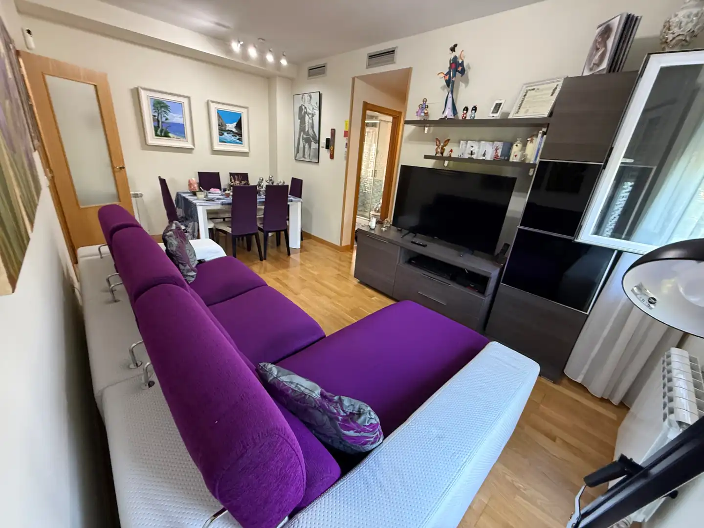 Sala de estar de Piso en venta en Arganda del Rey con Calefacción, Parquet y Terraza