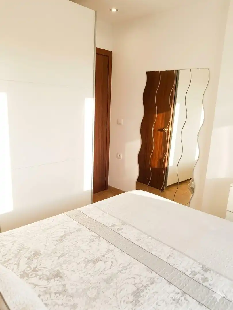 Bedroom of Flat for sale in Málaga  with Terrace, Furnished and Balcony