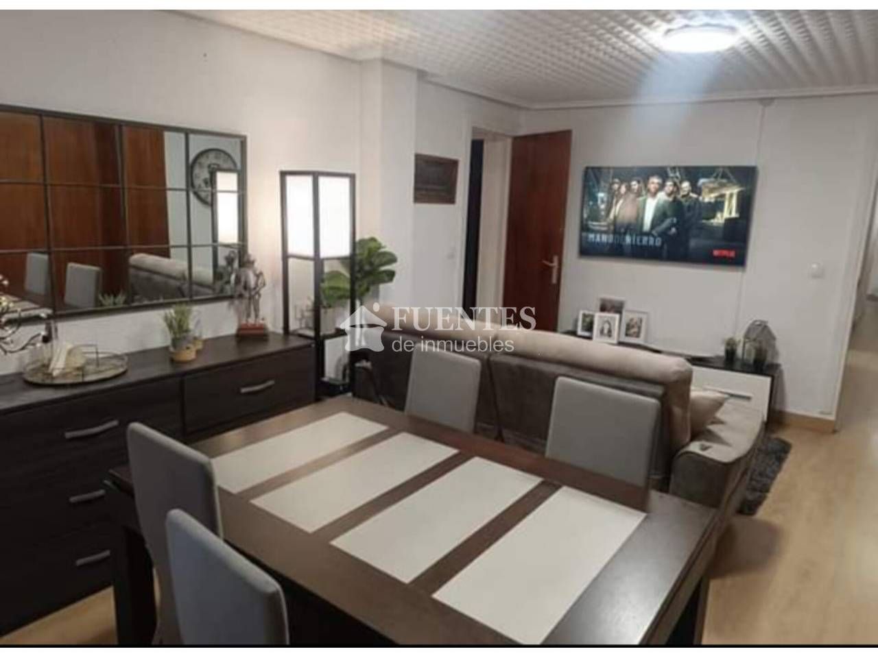 Living room of Flat for sale in Alicante / Alacant  with Air Conditioner, Furnished and Balcony
