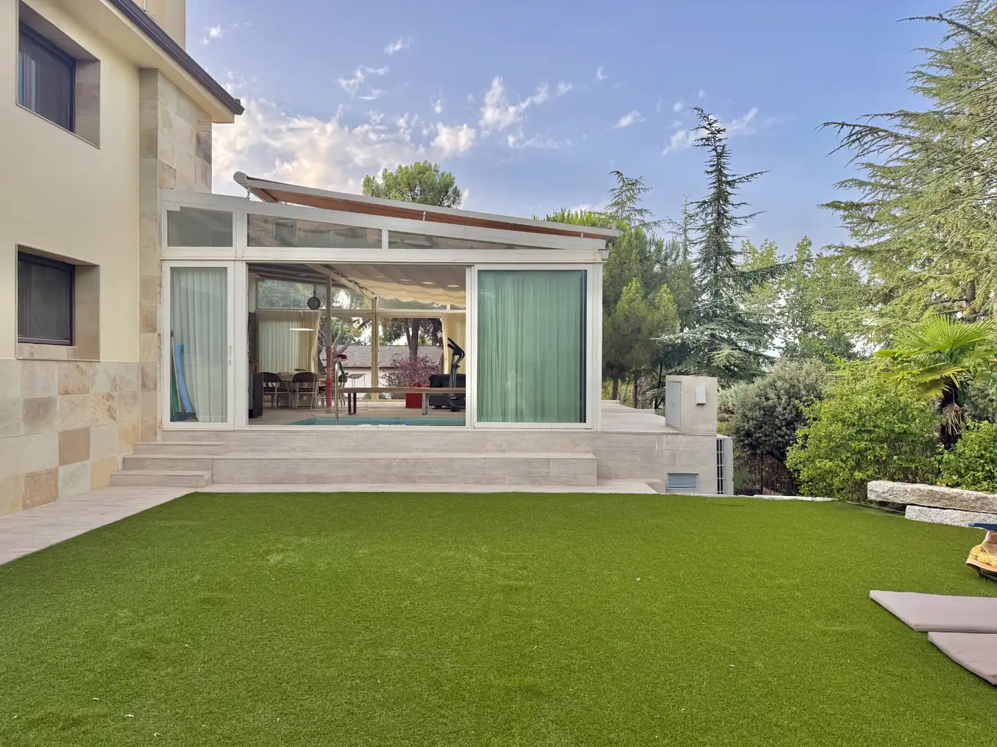 Terraza de Casa o chalet en venta en Galapagar con Aire acondicionado, Calefacción y Jardín privado