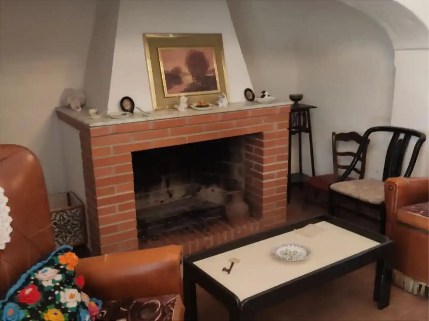 Sala d'estar de Pis en venda en La Roca de la Sierra  amb Aire condicionat