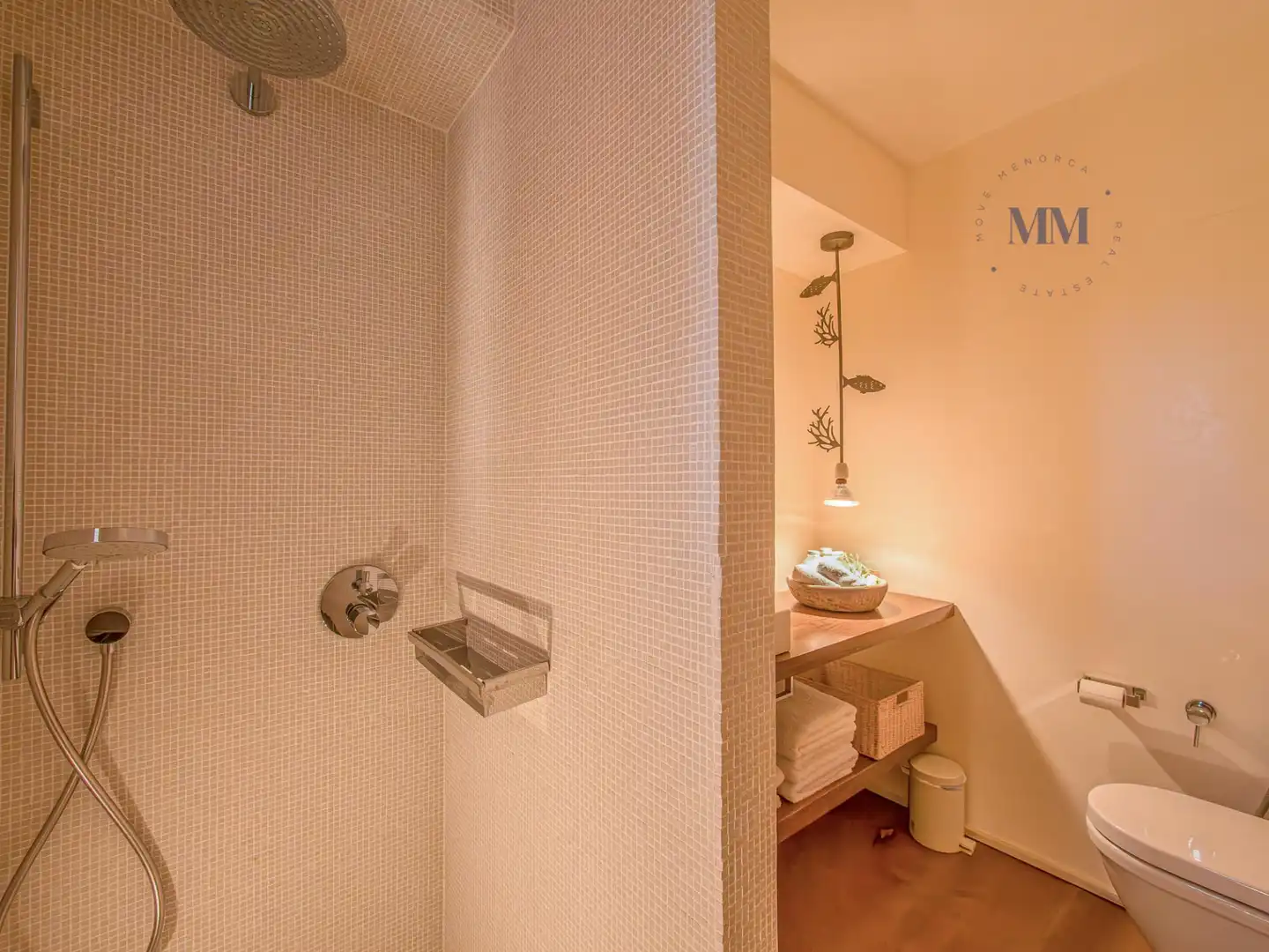 Baño de Casa o chalet en venta en Sant Lluís con Aire acondicionado, Calefacción y Jardín privado