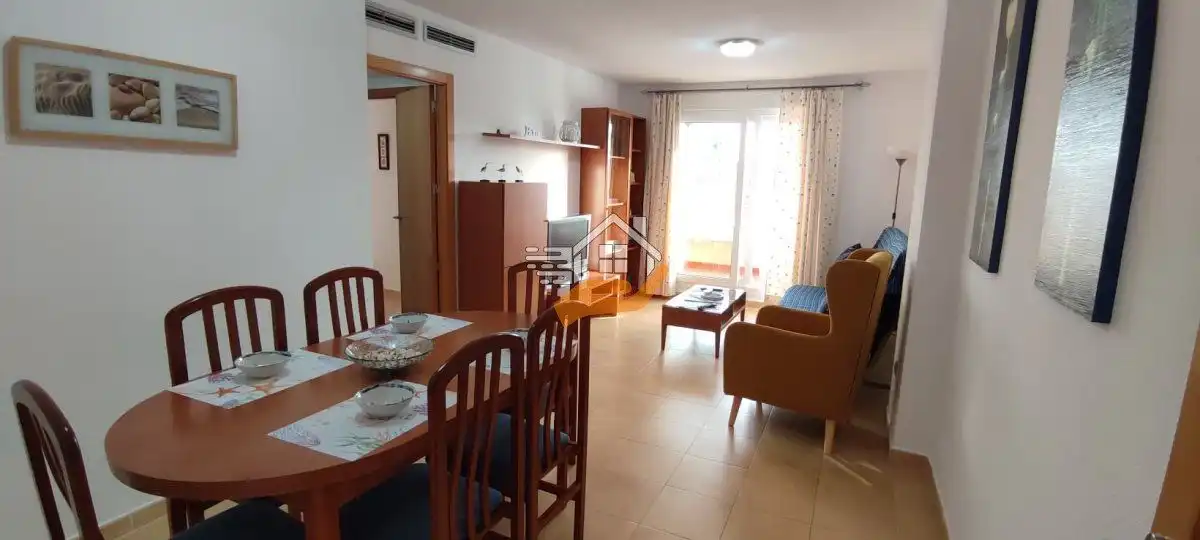 Living room of Flat for sale in La Manga del Mar Menor  with Air Conditioner, Balcony and Community pool