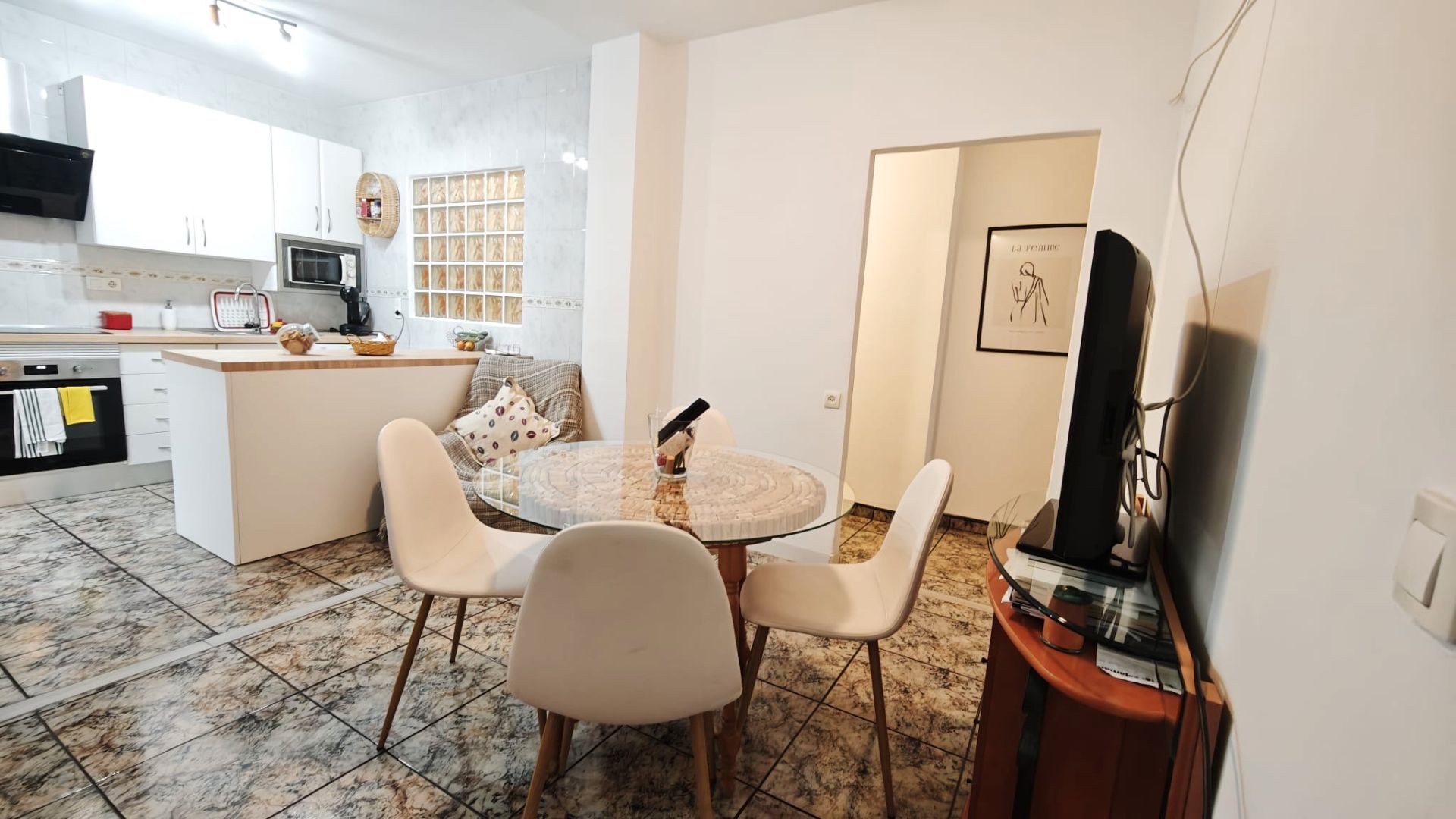 Menjador de Pis en venda en Roquetas de Mar amb Aire condicionat, Traster i Moblat