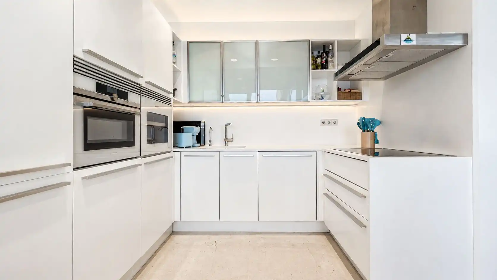 Cocina de Apartamento de alquiler en Jávea / Xàbia con Aire acondicionado, Calefacción y Terraza