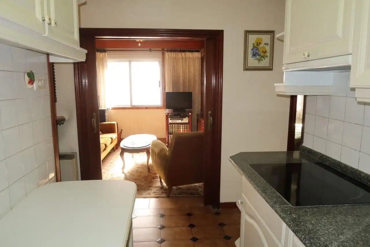 Kitchen of Flat for sale in A Coruña Capital   with Heating and Parquet flooring