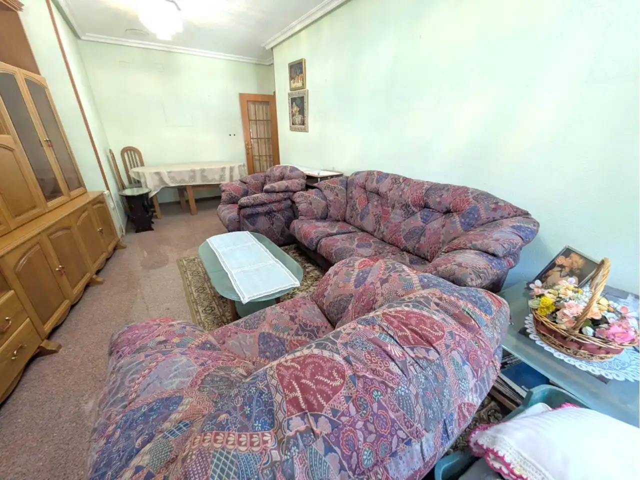 Sala d'estar de Pis en venda en Elda amb Aire condicionat i Balcó