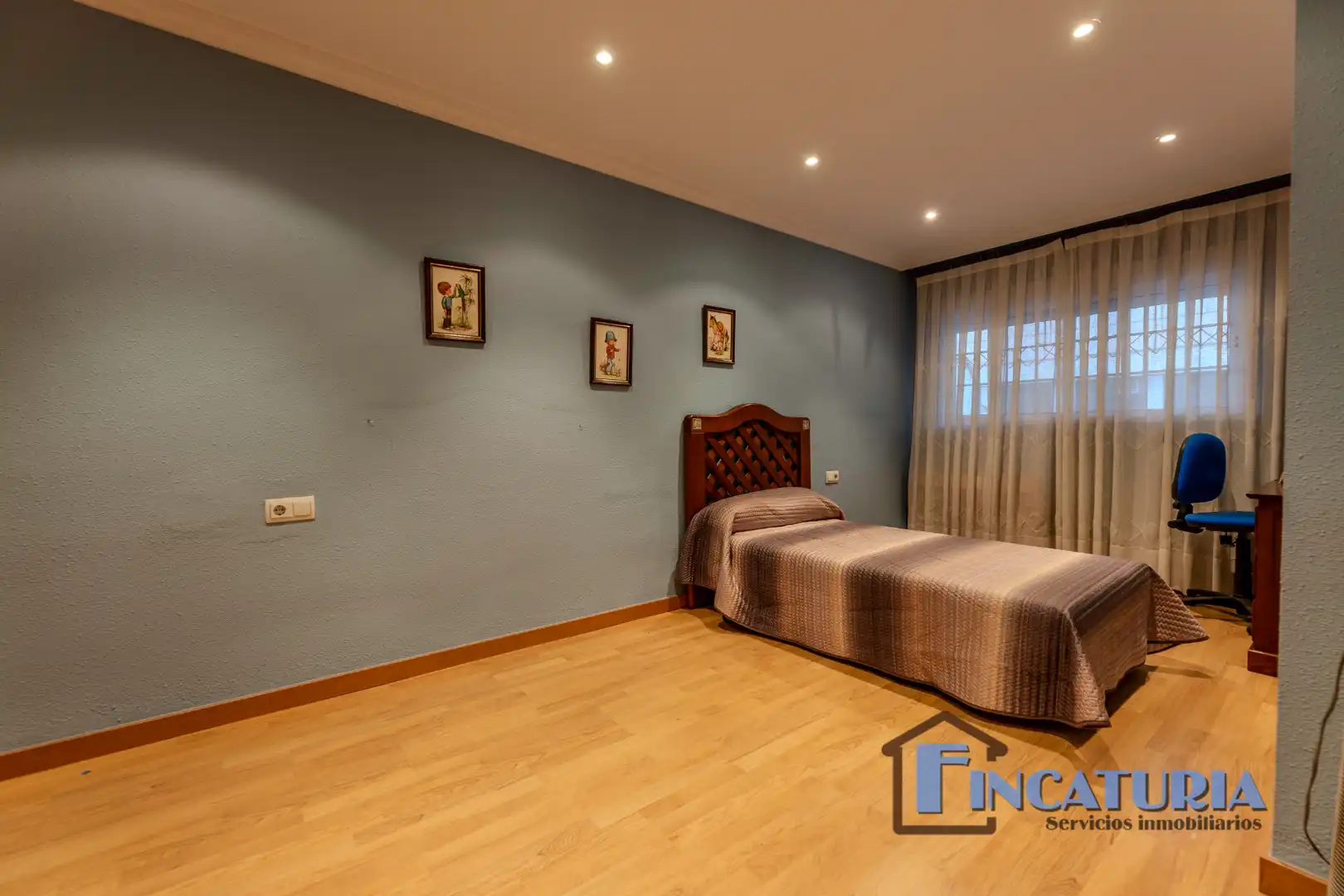 Schlafzimmer von Wohnung zum Verkauf in Mislata mit Klimaanlage, Parkett und Terrasse