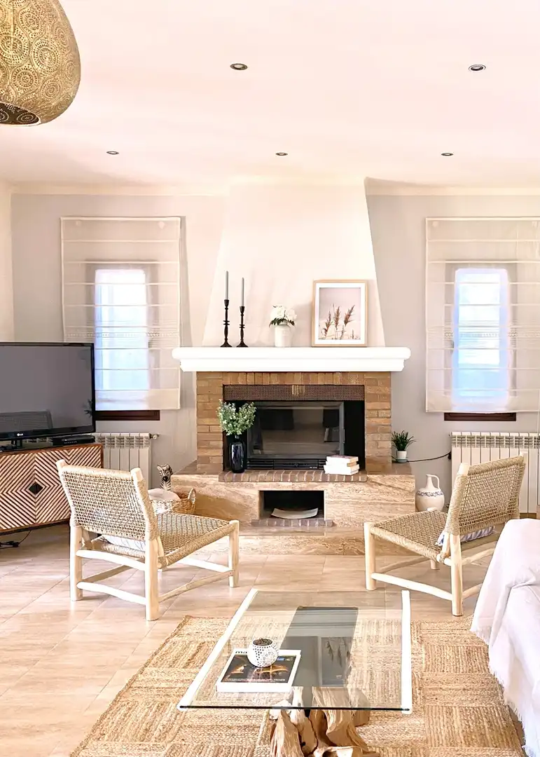 Sala de estar de Finca rústica en venta en Felanitx con Aire acondicionado, Calefacción y Trastero
