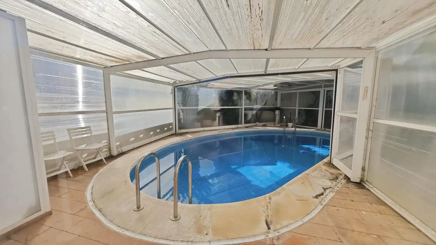 Swimming pool of Houses for sale in La Manga del Mar Menor  with Air Conditioner, Heating and Private garden