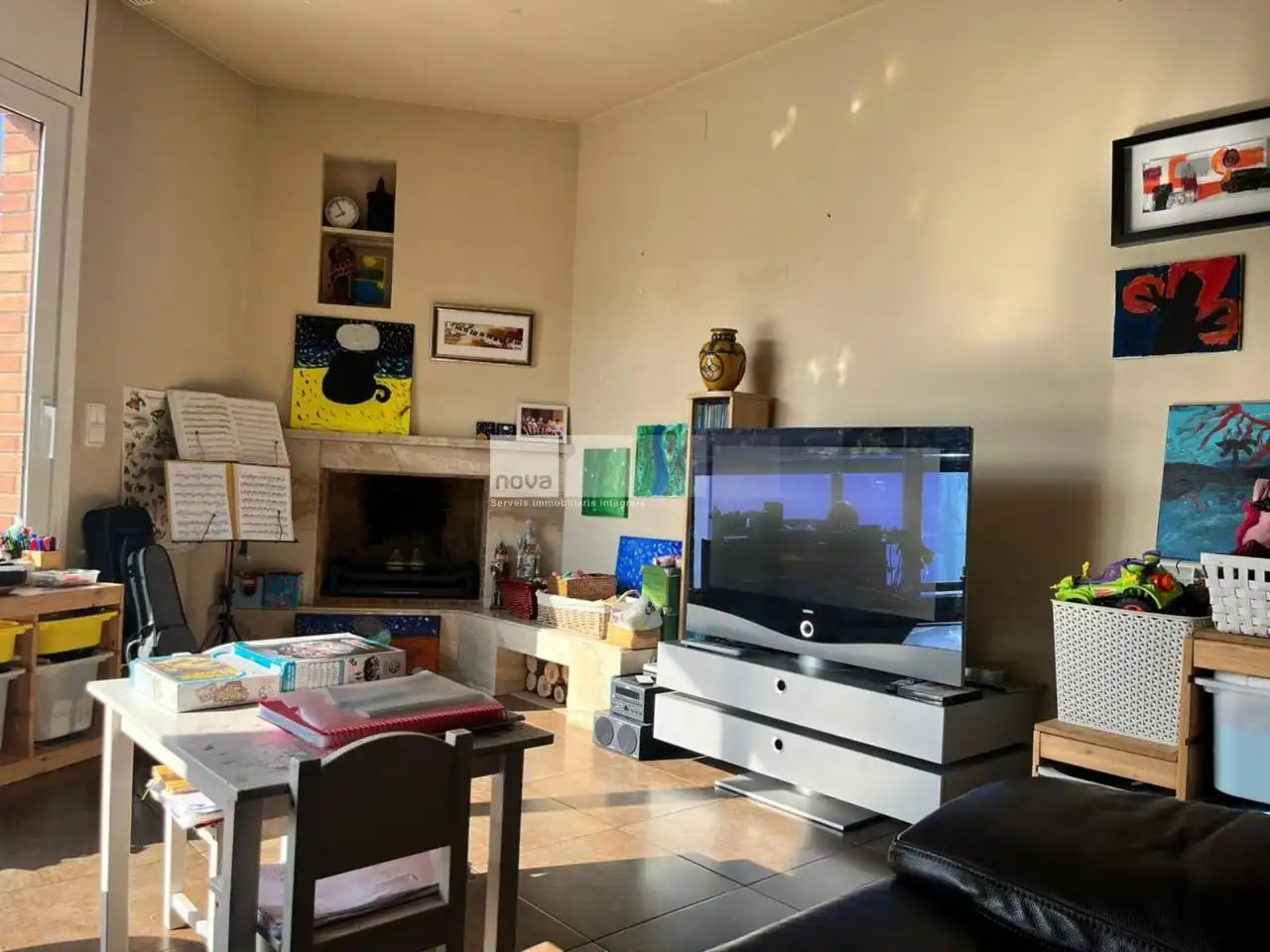 Sala d'estar de Casa o xalet de lloguer en Tona amb Calefacció i Terrassa