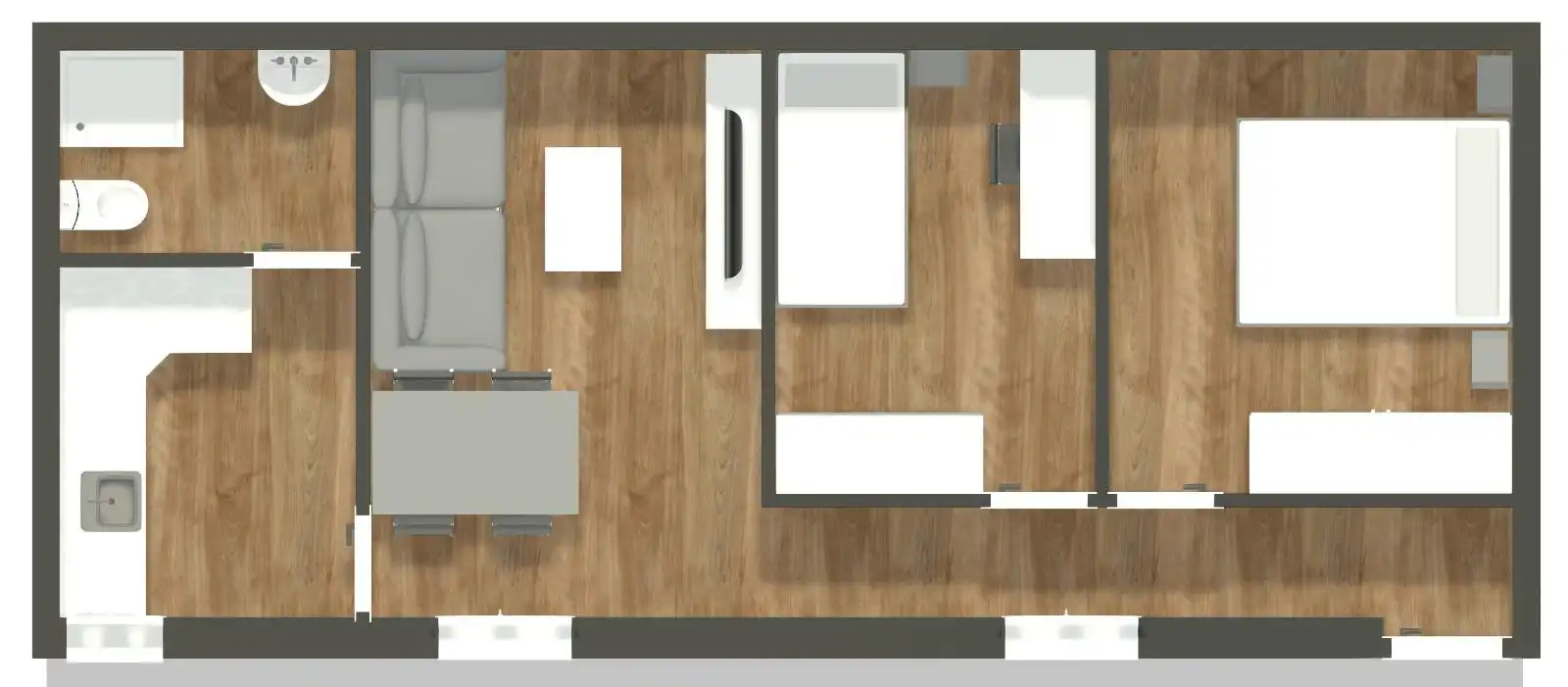 Piso en venta en Cádiz con Balcón