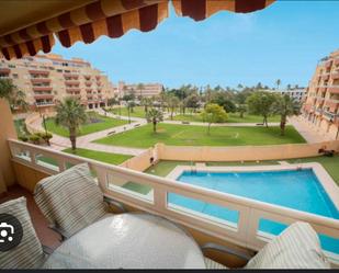 Garden of Flat for sale in Roquetas de Mar  with Furnished and Community pool