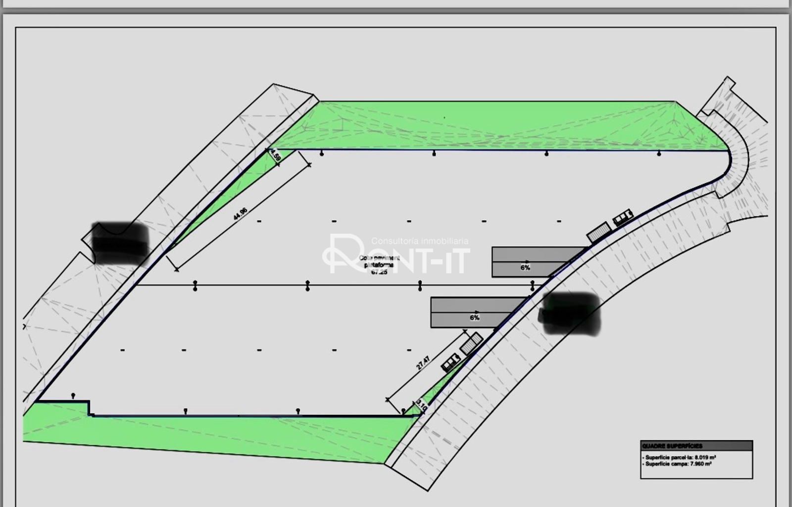 Industrial land to rent in Cervelló