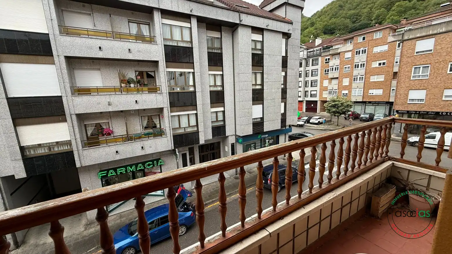 Balcony of Flat for sale in Aller  with Heating, Parquet flooring and Storage room
