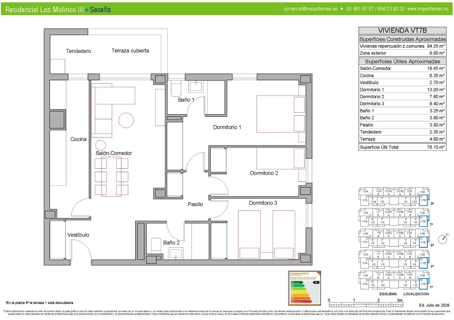 Appartamento con piscina in vendita a Calle Francisco Herrera 4, imagen 11