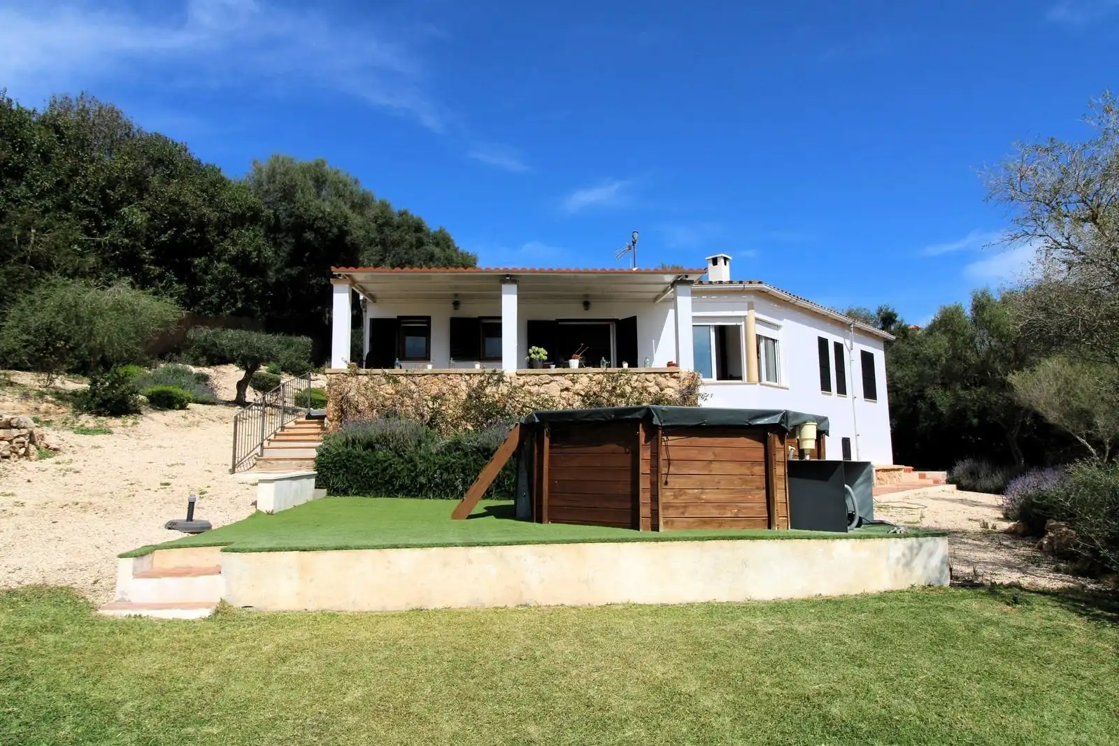 Casa rustica con piscina in affitto a Llevant