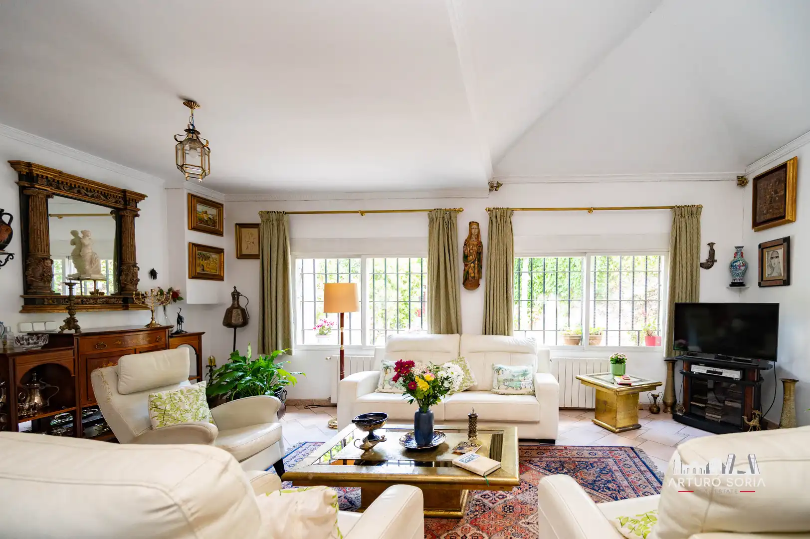 Sala de estar de Casa o chalet en venta en Madrid con Calefacción y Jardín privado