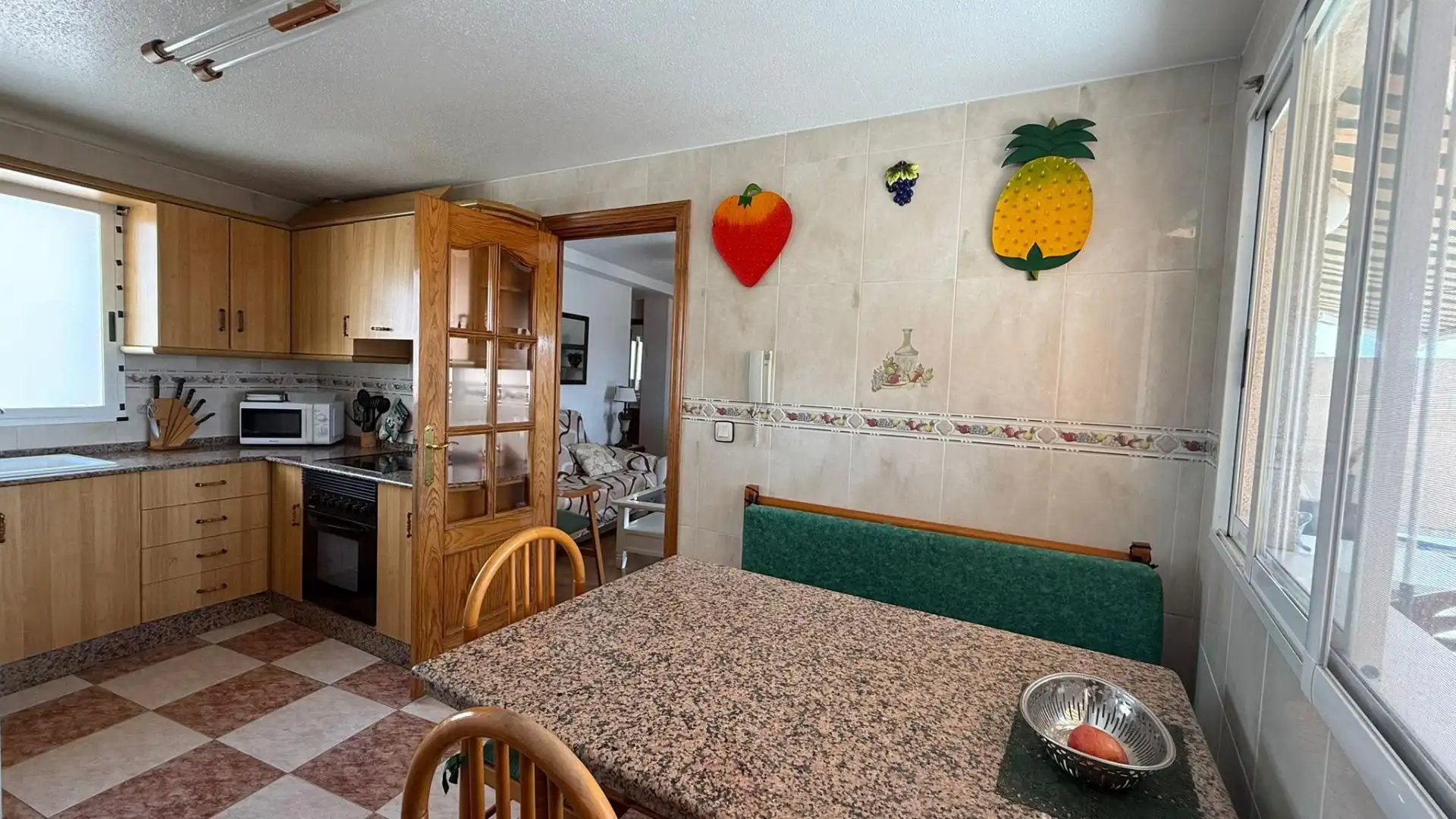 Cocina de Piso de alquiler en Águilas con Aire acondicionado, Terraza y Trastero