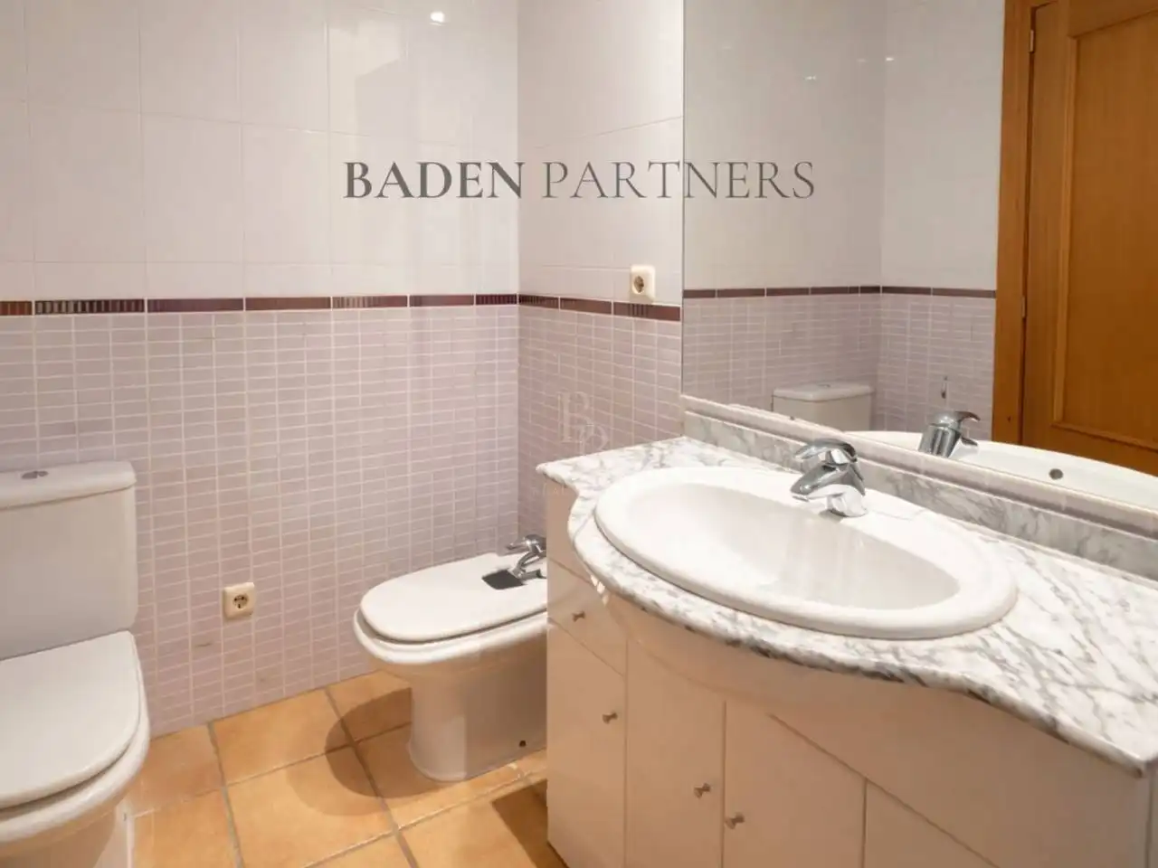 Badezimmer von Wohnung zum Verkauf in San Jorge / Sant Jordi mit Klimaanlage, Heizung und Terrasse