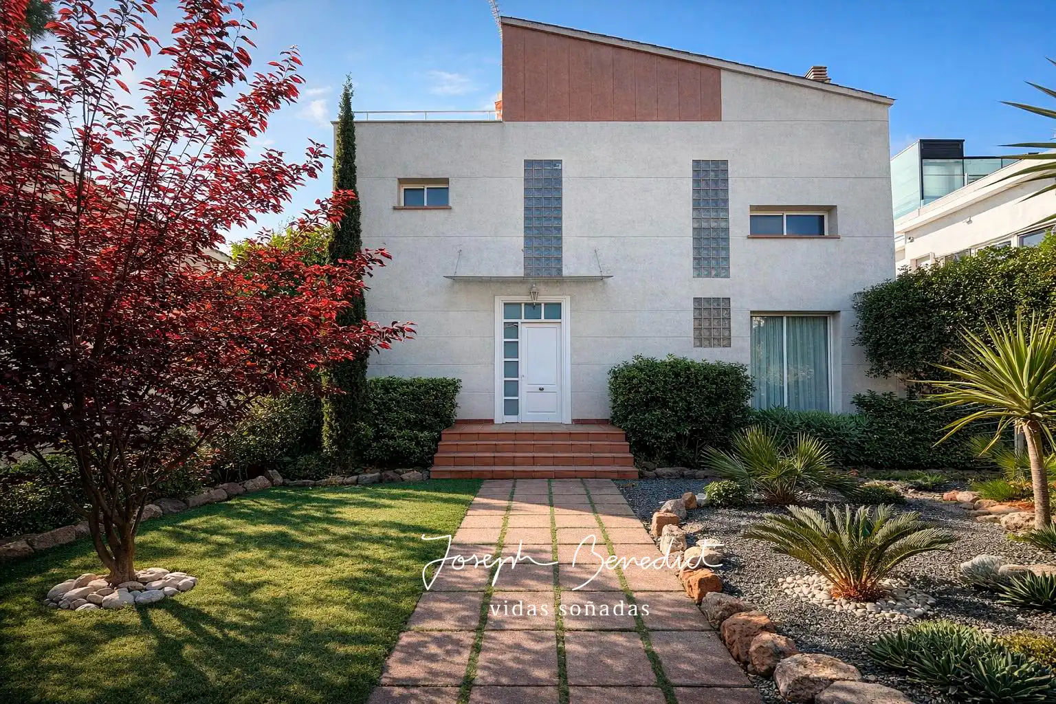 Vista exterior de Casa o chalet en venta en Castelldefels con Aire acondicionado, Calefacción y Jardín privado