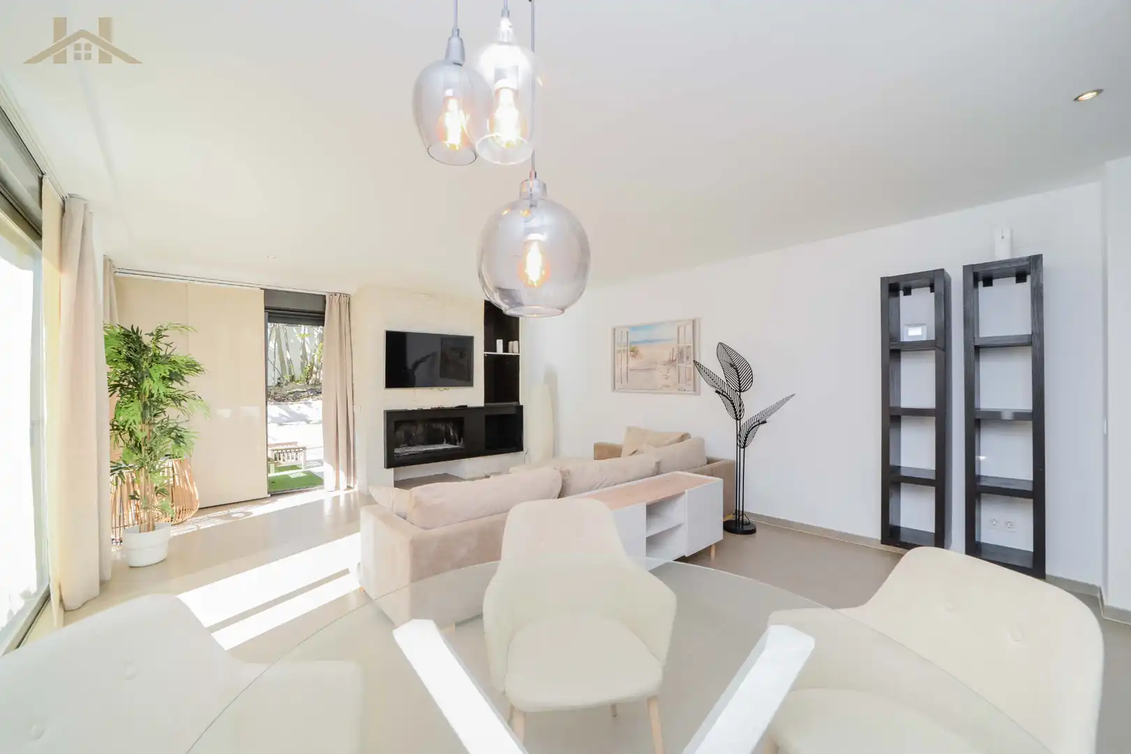 Sala d'estar de Casa o xalet en venda en Las Rozas de Madrid