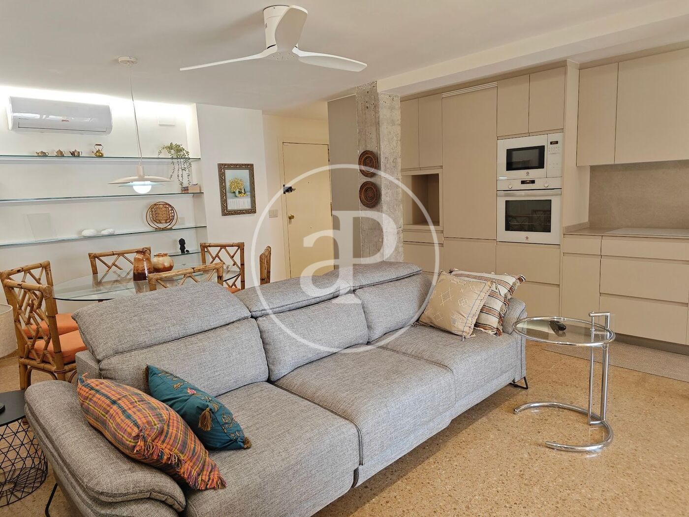 Living room of Flat to rent in Canet d'En Berenguer  with Air Conditioner, Heating and Private garden