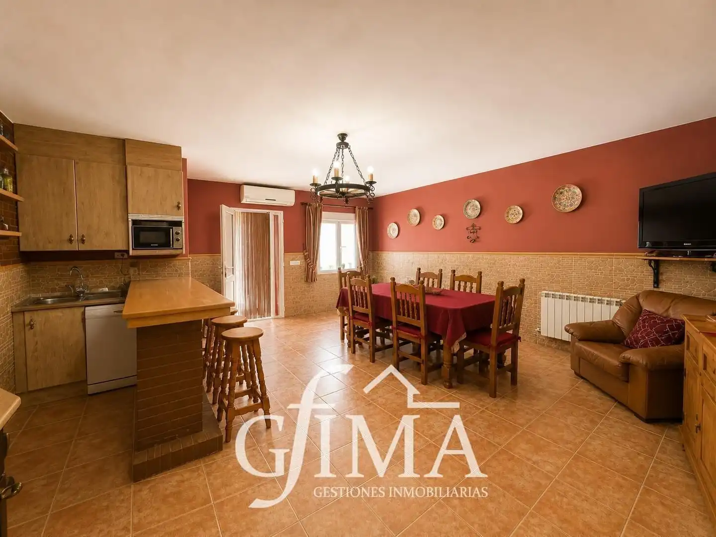 Comedor de Casa o chalet en venta en Tomelloso con Calefacción, Jardín privado y Terraza