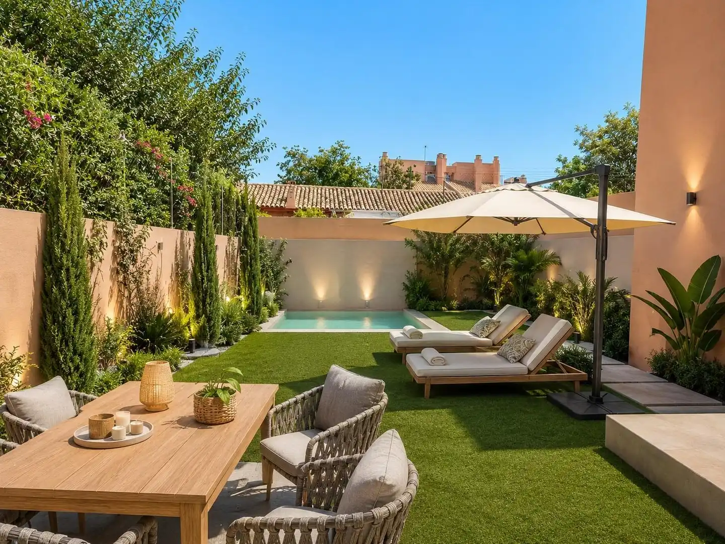 Adosado con piscina en venta en Ponent