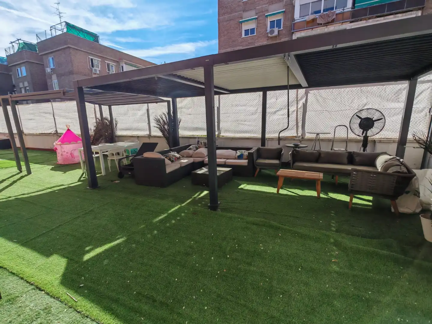 Terrace of Flat for sale in Móstoles  with Heating, Terrace and Storage room