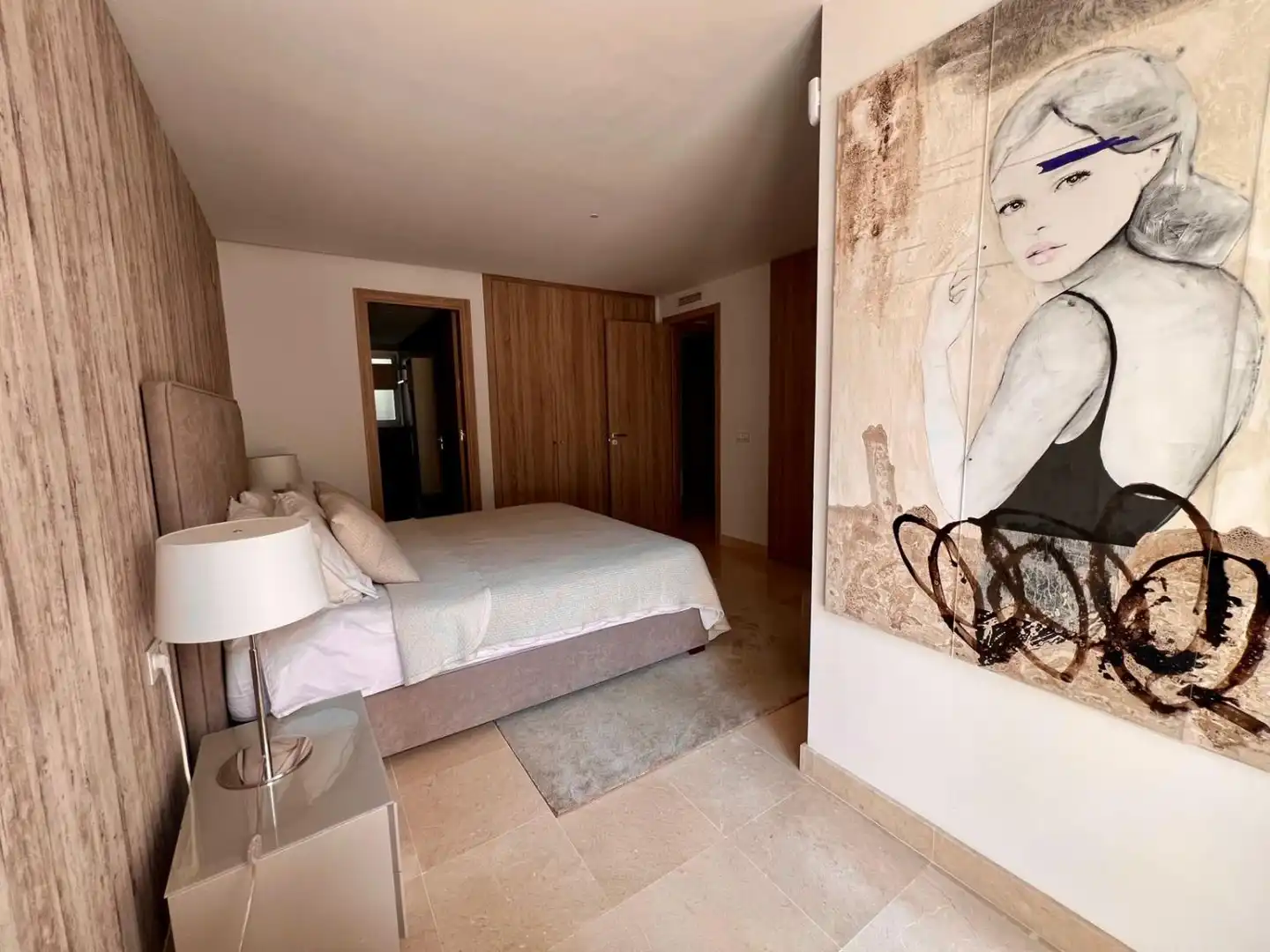 Bedroom of Apartments for rent in Marbella  with Air Conditioner, Heating and Furnished