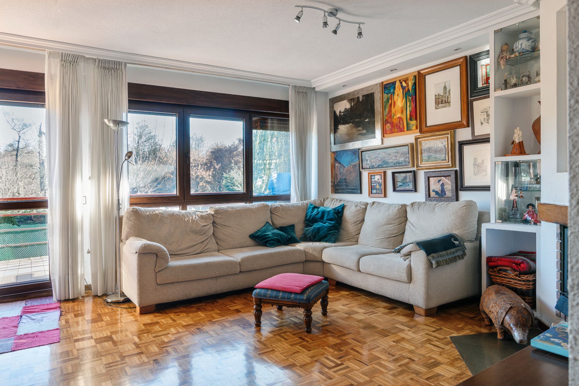 Living room of House or chalet for sale in Siero  with Heating, Private garden and Parquet flooring