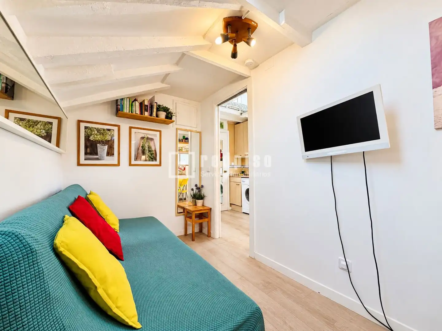 Wohnzimmer von Maisonette zum Verkauf in Madrid mit Klimaanlage, Heizung und Abstellraum
