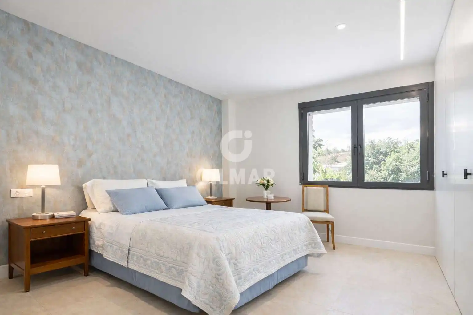 Bedroom of Flat for sale in Madrid  with Heating, Private garden and Swimming Pool