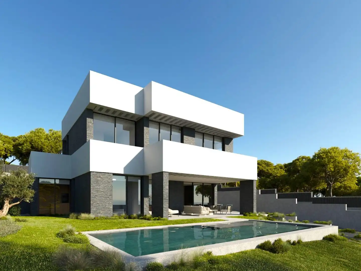 Exterior view of Houses for sale in Jávea / Xàbia  with Air Conditioner, Heating and Private garden