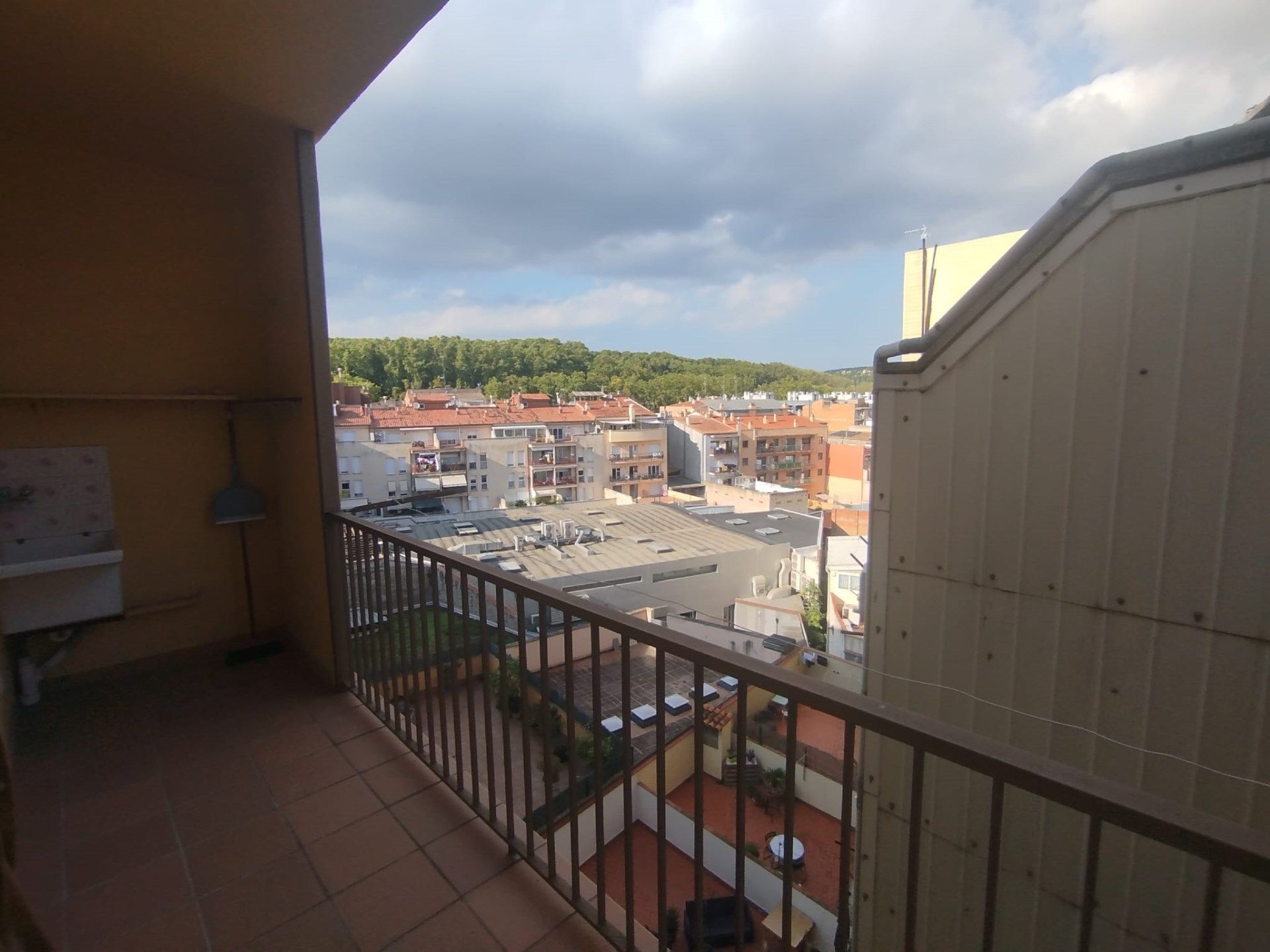 Terraza de Piso en venta en Girona Capital con Calefacción y Balcón