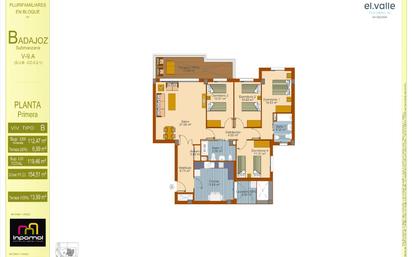 Flat for sale in Badajoz Capital  with Heating, Terrace and Community pool
