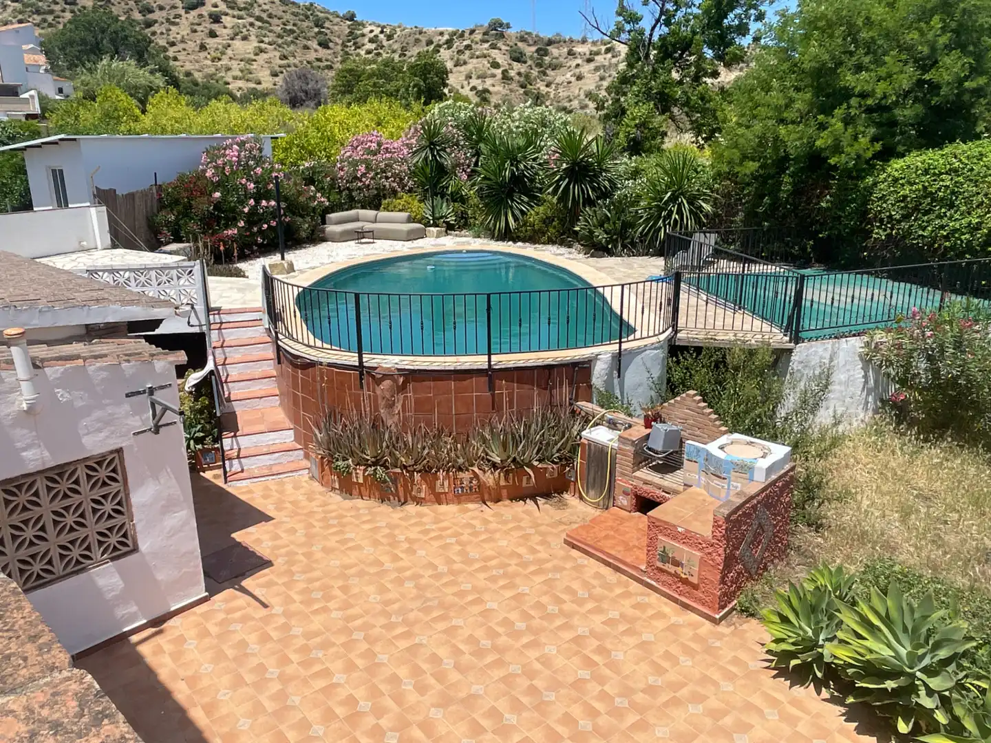 Piscina de Finca rústica en venda en Álora amb Aire condicionat, Calefacció i Jardí privat