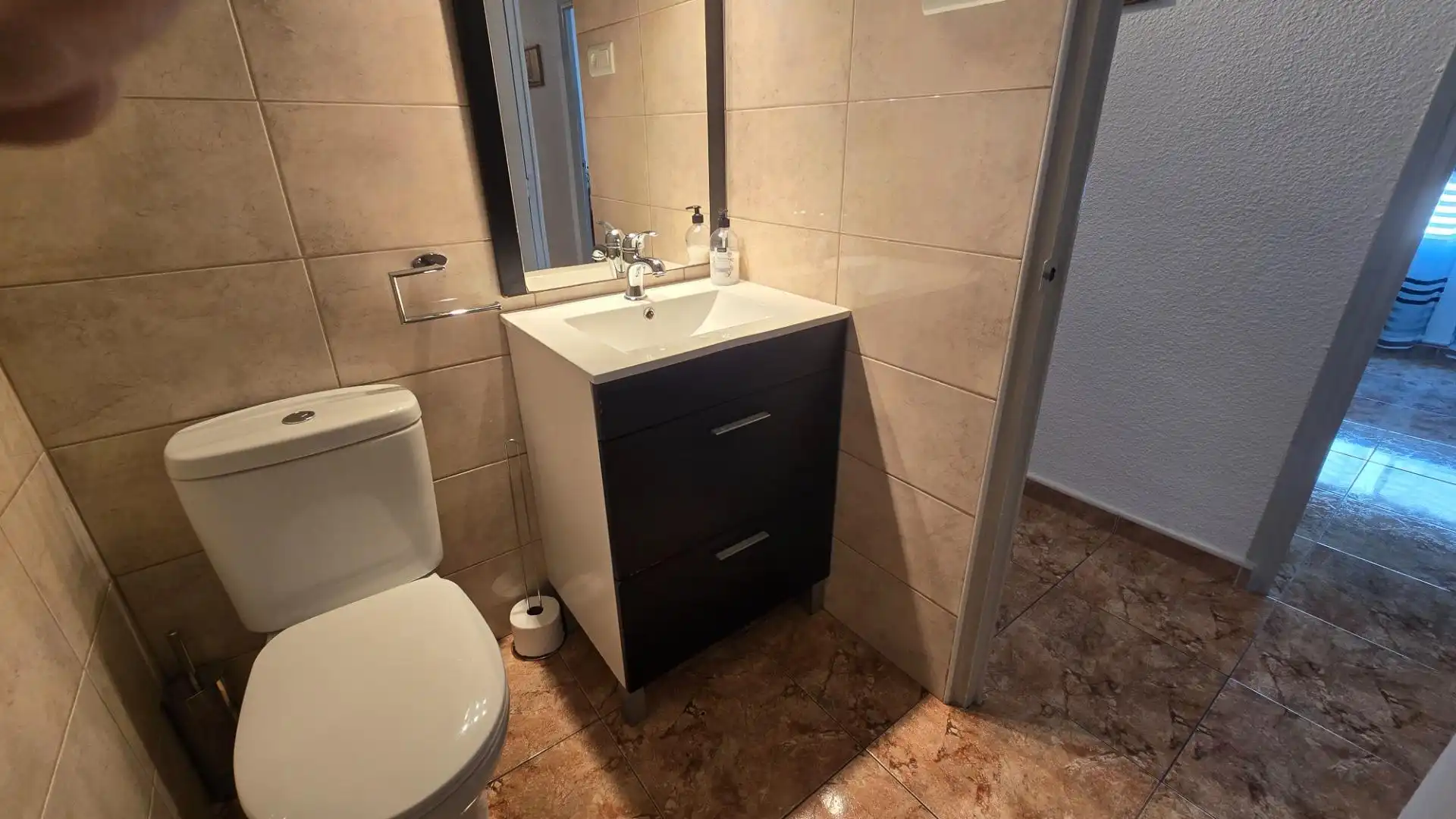Bany de Pis en venda en Elche / Elx amb Aire condicionat, Terrassa i Moblat