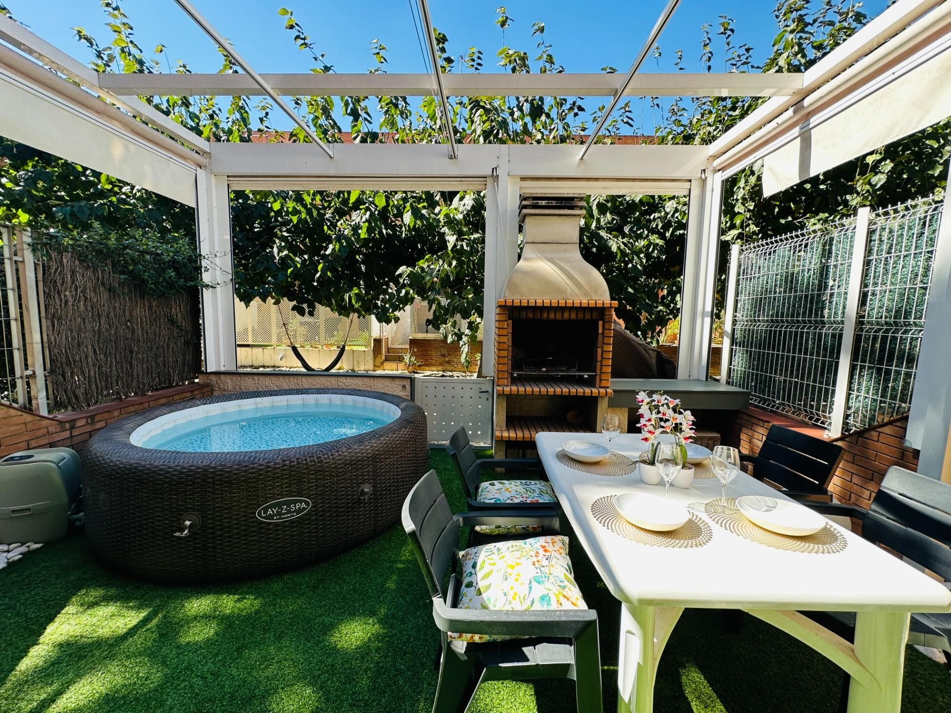 Terrace of Single-family semi-detached for sale in Amposta  with Air Conditioner, Heating and Private garden