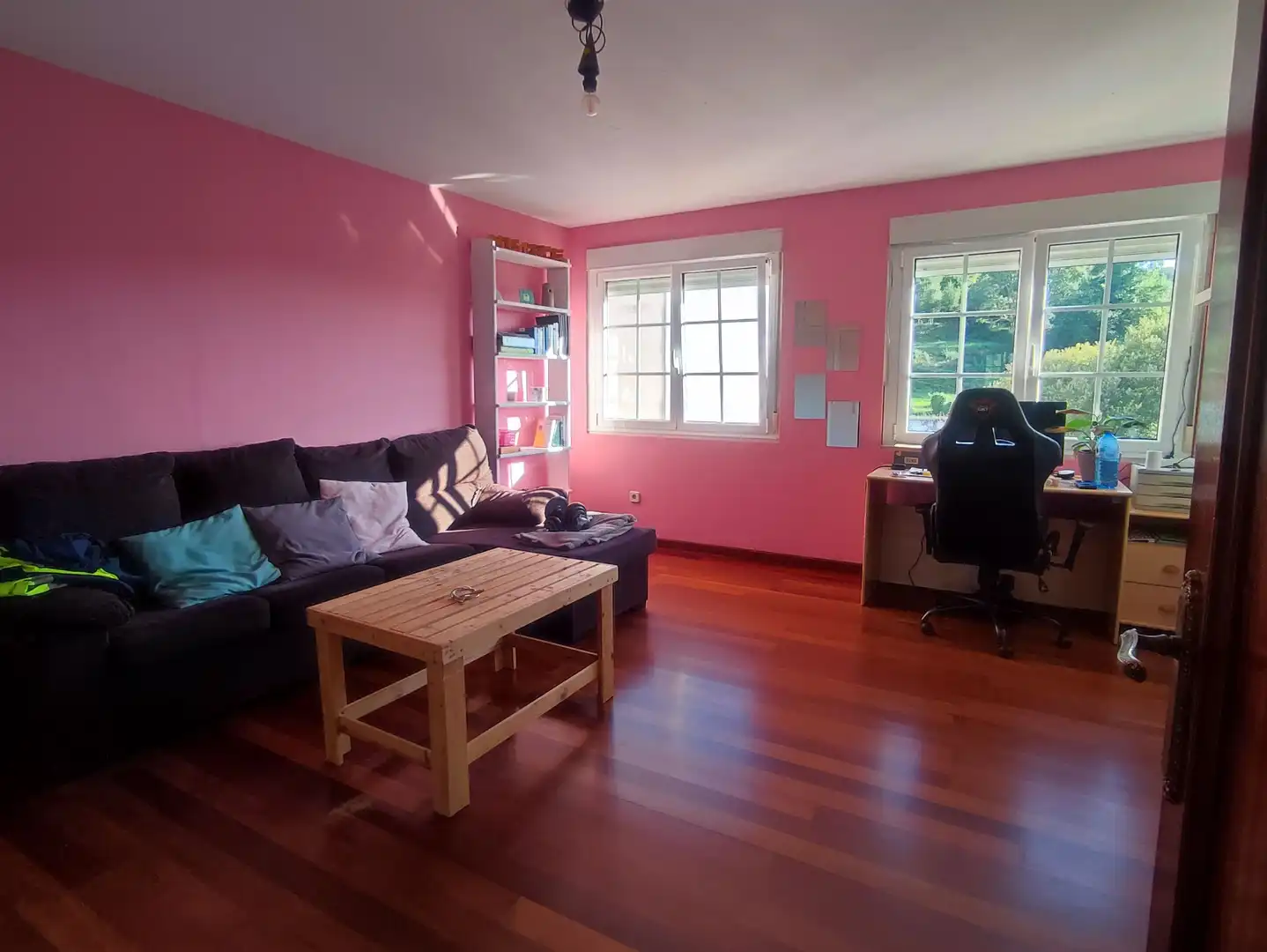 Sala de estar de Casa o chalet en venta en Fene con Jardín privado, Parquet y Trastero