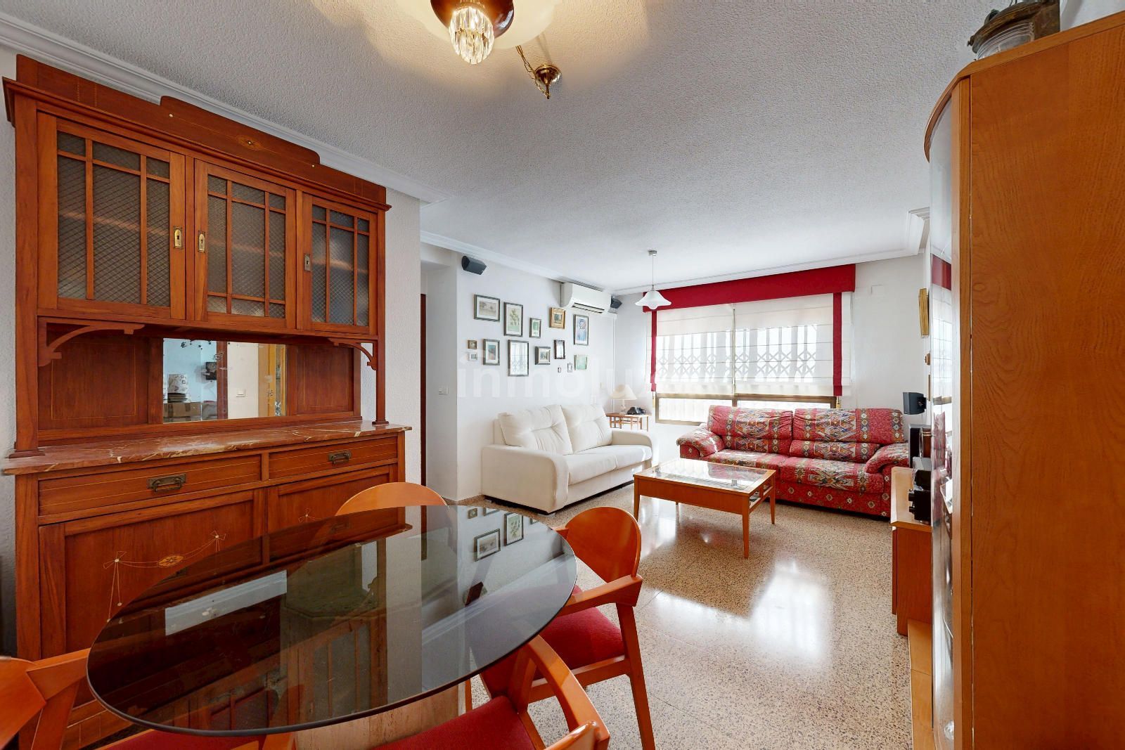 Wohnzimmer von Wohnung zum verkauf in Alicante / Alacant mit Klimaanlage, Heizung und Terrasse