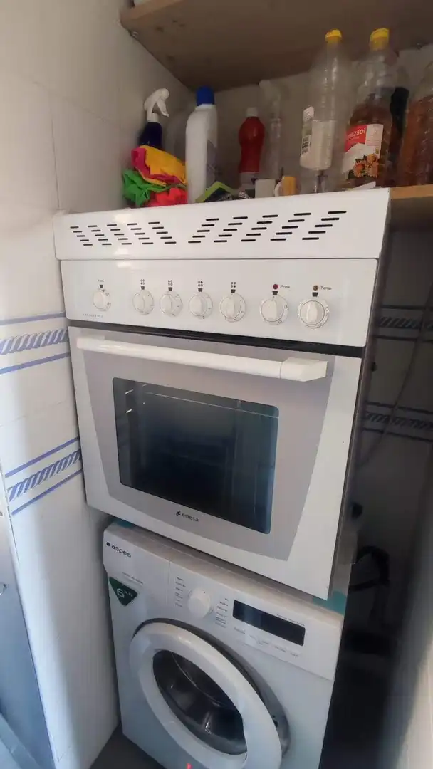 Cuina de Apartament de lloguer en El Ejido amb Aire condicionat, Terrassa i Balcó