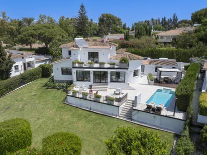Exterior view of House or chalet for sale in Marbella  with Air Conditioner, Private garden and Terrace