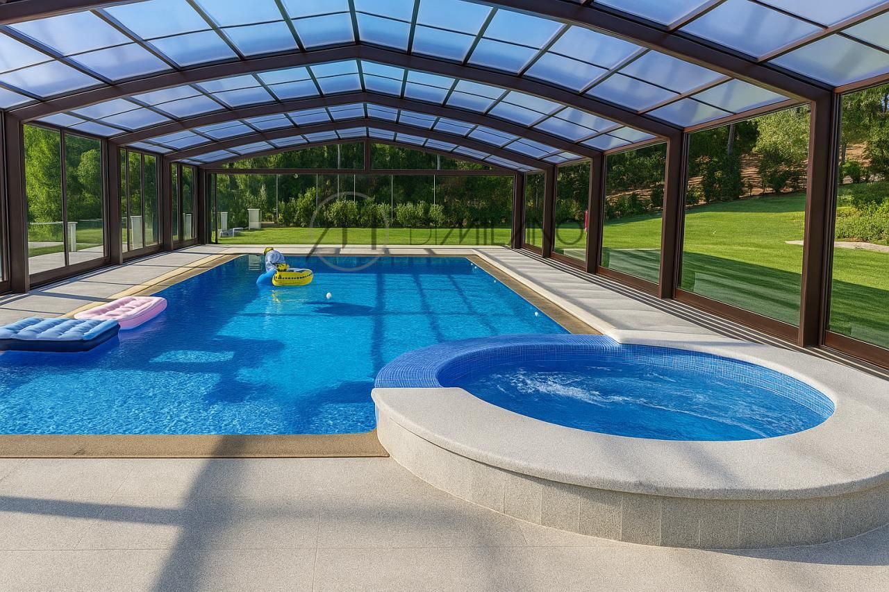 Piscina de Casa o chalet en venta en Poio con Calefacción, Jardín privado y Parquet