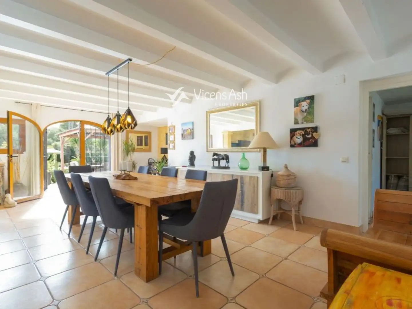 Dining room of Houses for sale in Jávea / Xàbia  with Air Conditioner, Terrace and Storage room